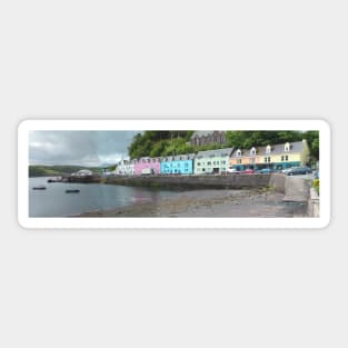 Portree Harbour View Sticker